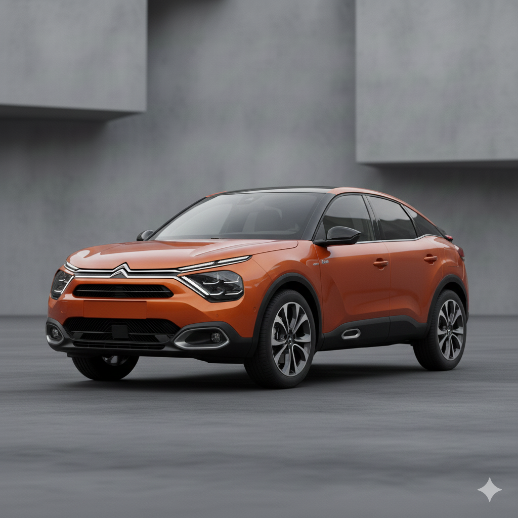 citroen c4 portocaliu